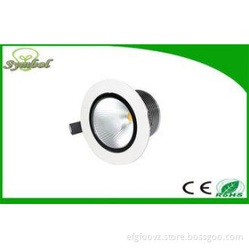 3500K round AC 220v 60 COB Led Downlight With Isolated driv